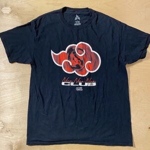 Naruto Shippuden Black Graphic T-Shirt Large (EX)